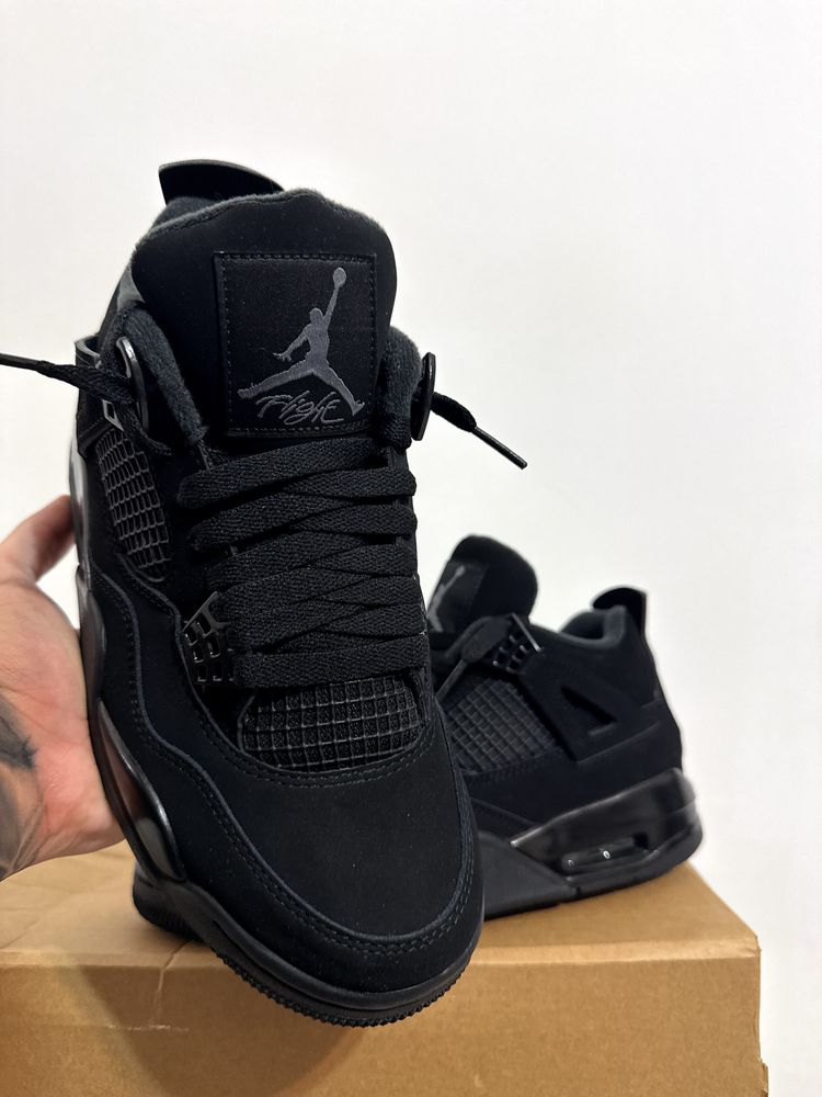 Adidasi Air Jordan 4 Black cat 41