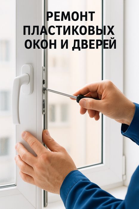 Ремонт окон и дверей ПВХ любой сложности