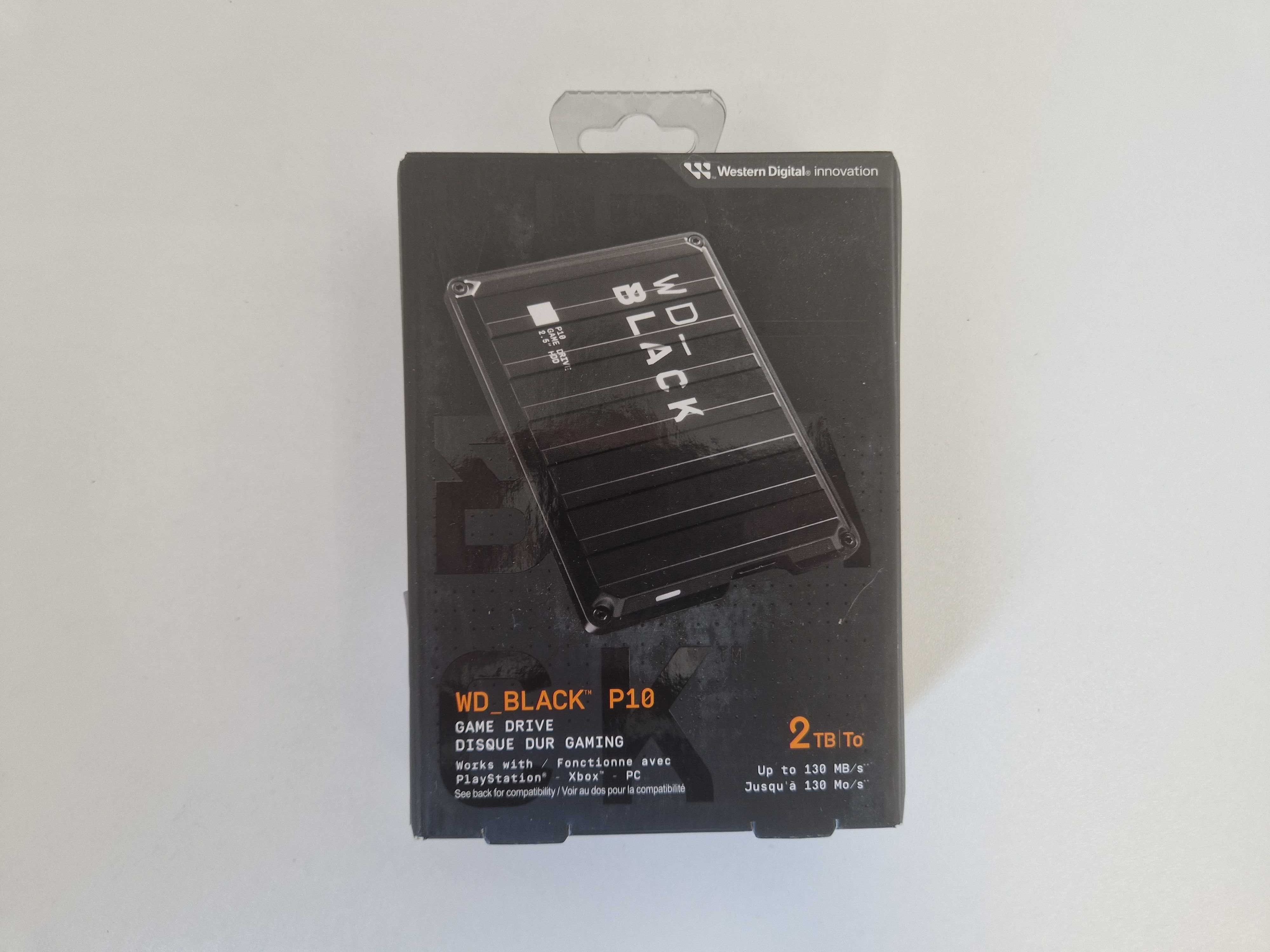 Твърд диск 2TB Western Digital P10 Game Drive, черен, външен
