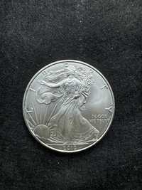 Американски орел 2010 1oz сребърна монета в тубус