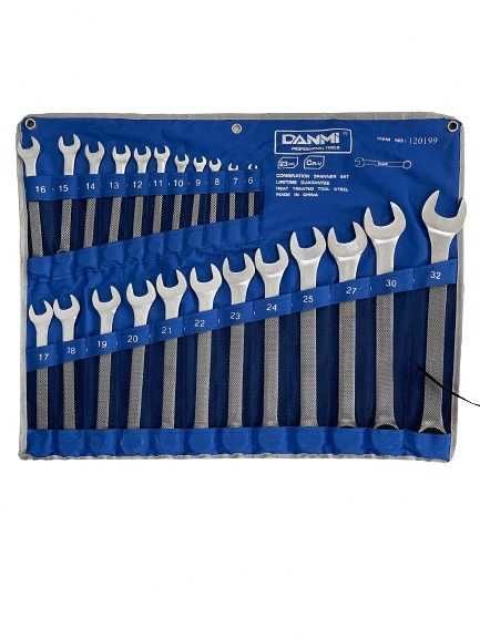 Качествен Комплект Звездогаечни ключове 23 части 6-32 мм DANMI