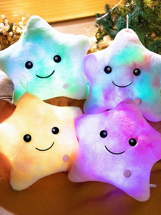 Ночник подушка LED, мягкая игрушка светильник для детей и интерьера де