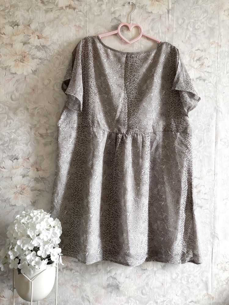 Голям размер дамска туника елегантна лятна макси р.48 XXL 2XL-3XL