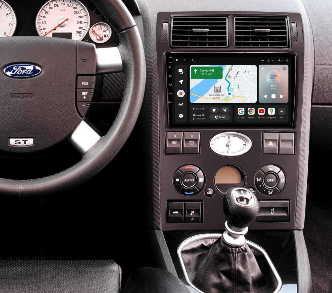 Мултимедия за Ford Mondeo MK2 Android Навигация 2004 Двоен дин 2DIN