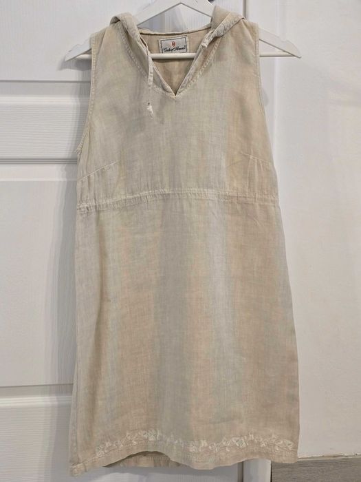 rochie in tip hanorac fără mâneci cu glugă