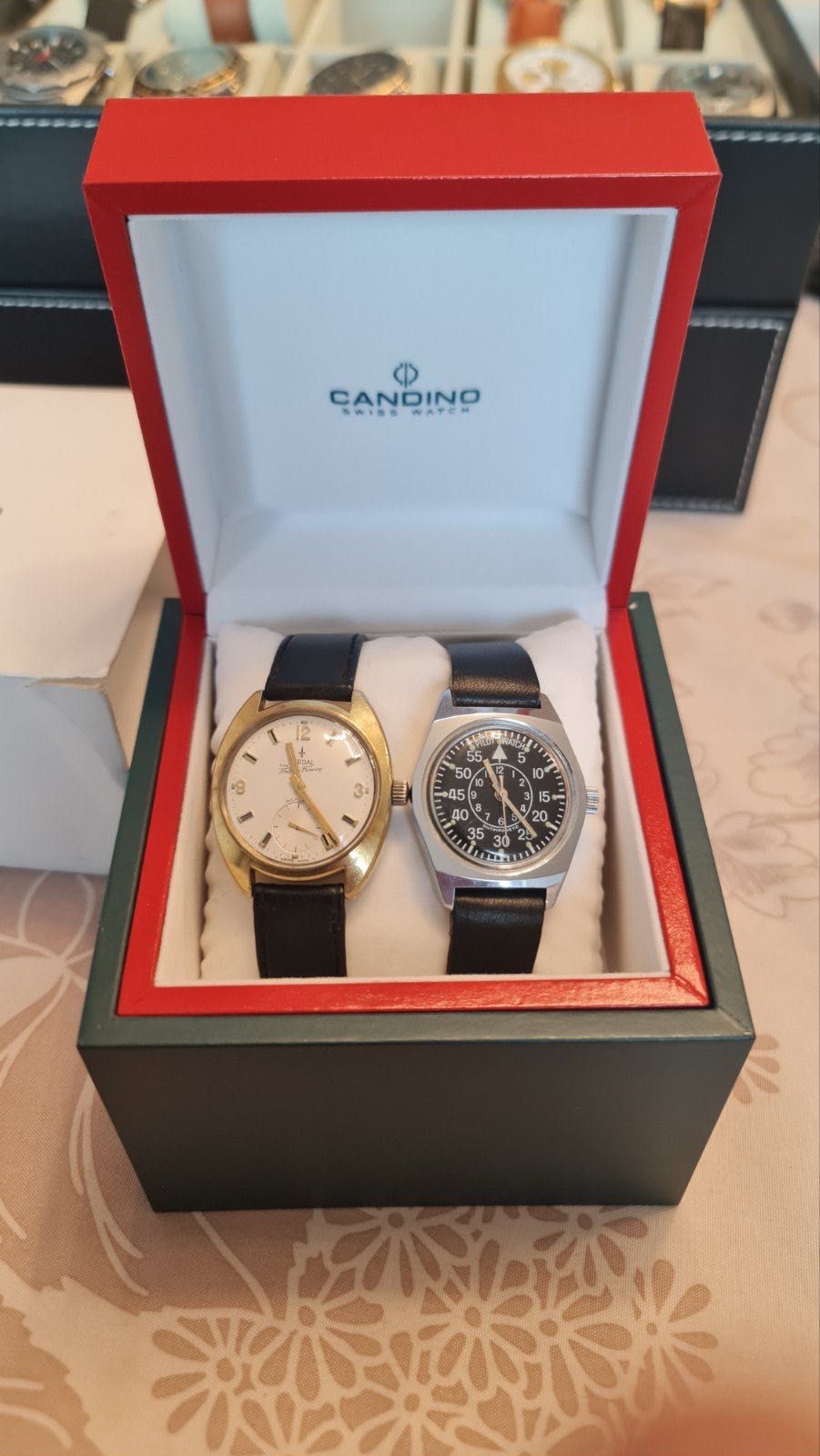 Ретро мъжки часовници VERDAL и PILOT WATCH