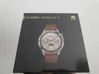 Smartwatch Huawei Watch GT 4 46mm Curea Brown Leather garantie Sigilat