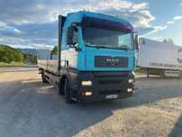 Camion MAN cu bena lunga perfect functional -automat-acte valabile