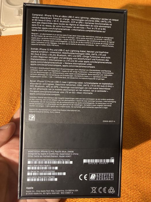 Iphone 12 Pro, Pacific Blue, 256GB