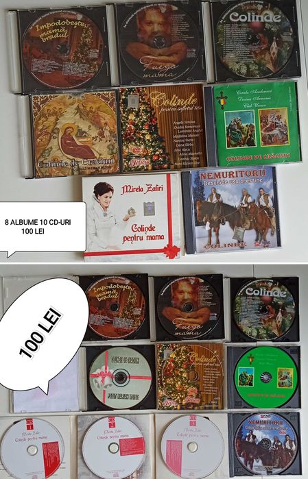 Casete VHS și audio, CD + suport CD, Janis Joplin, U2, Bjork, viniluri