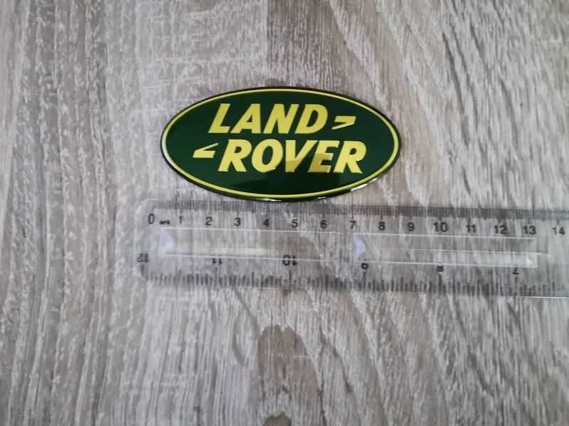 предна емблема Land Rover зелено с жълто