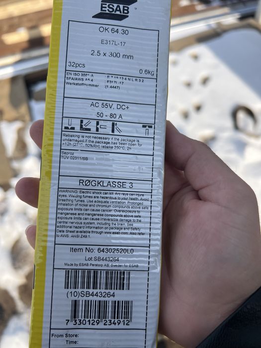 Electrozi inox calitate superioara