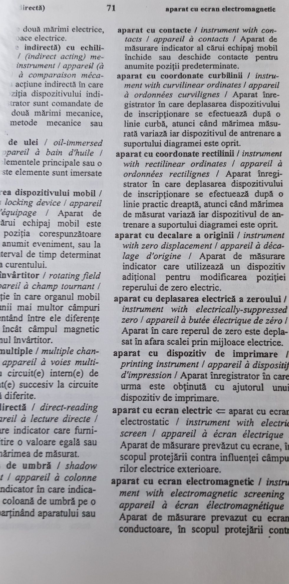 Dictionar explicativ pentru știință și tehnologie