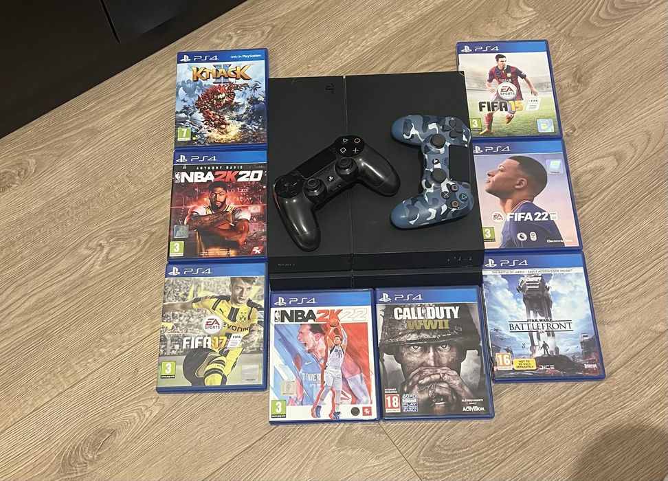 Ps4 standard edition 864GB с ИГРИ ПОДАРЪК