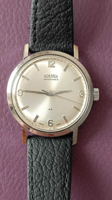 Ceas Roamer Rotopower 44 Jewels 34" – raritate swiss din anii ’64-66