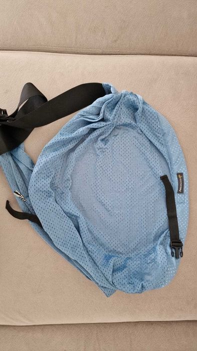 Sistem de purtare bebe tip Mini Sling Mesh Minimonkey,