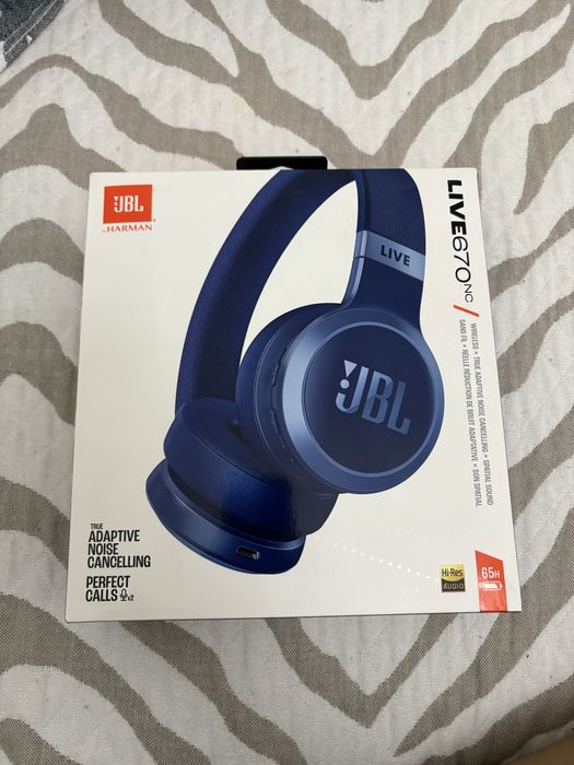 Наушники JBL Live 670NC Blue,  синий
