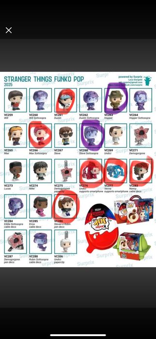 Kinder joy stranger things