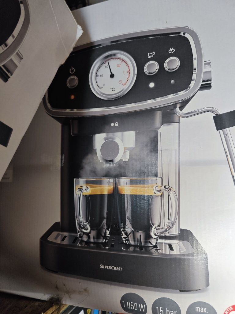 Expresor manual SILVERCREST aparat cafea cafetiera expressor manual