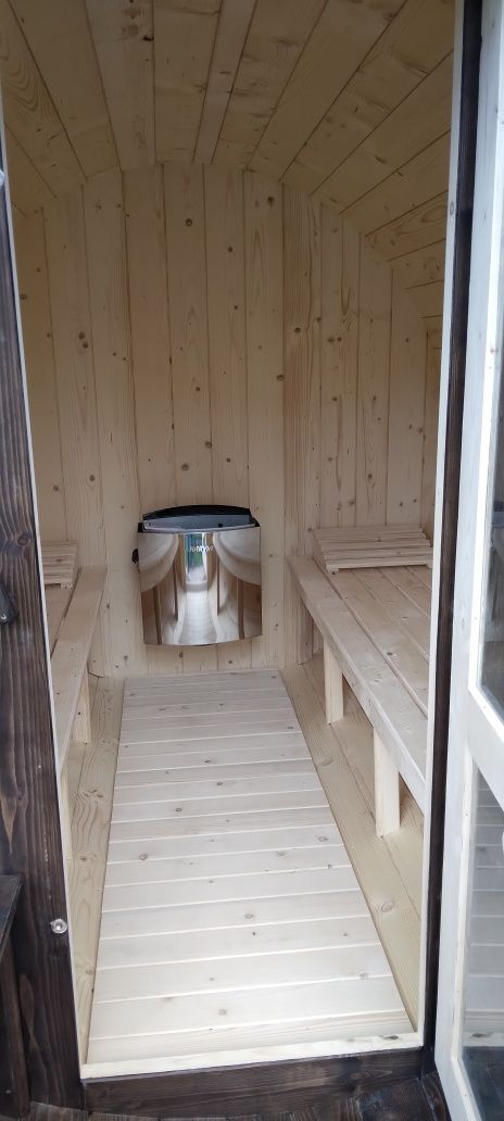Sauna tip butoi exterior