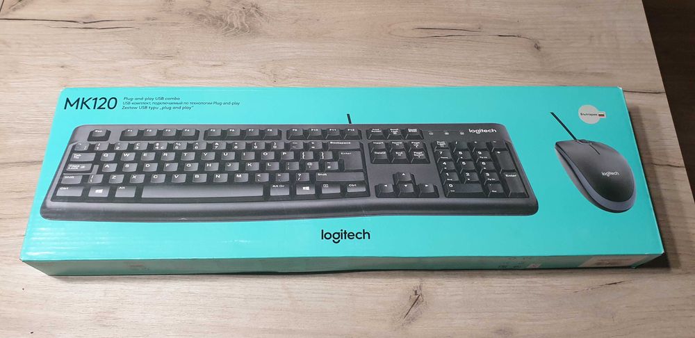 USB Клавиатура и мишка Logitech MK120