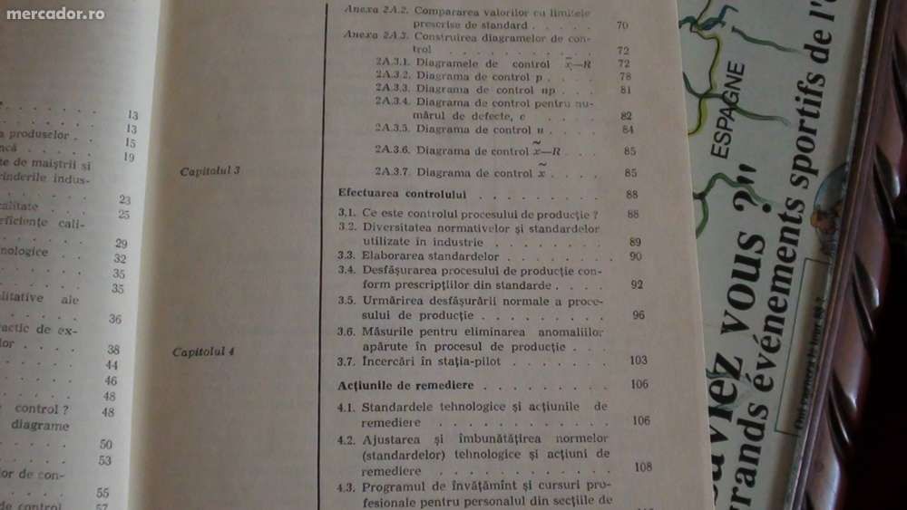 Controlul de calitate. Curs pentru maistri si sefi de echipa .