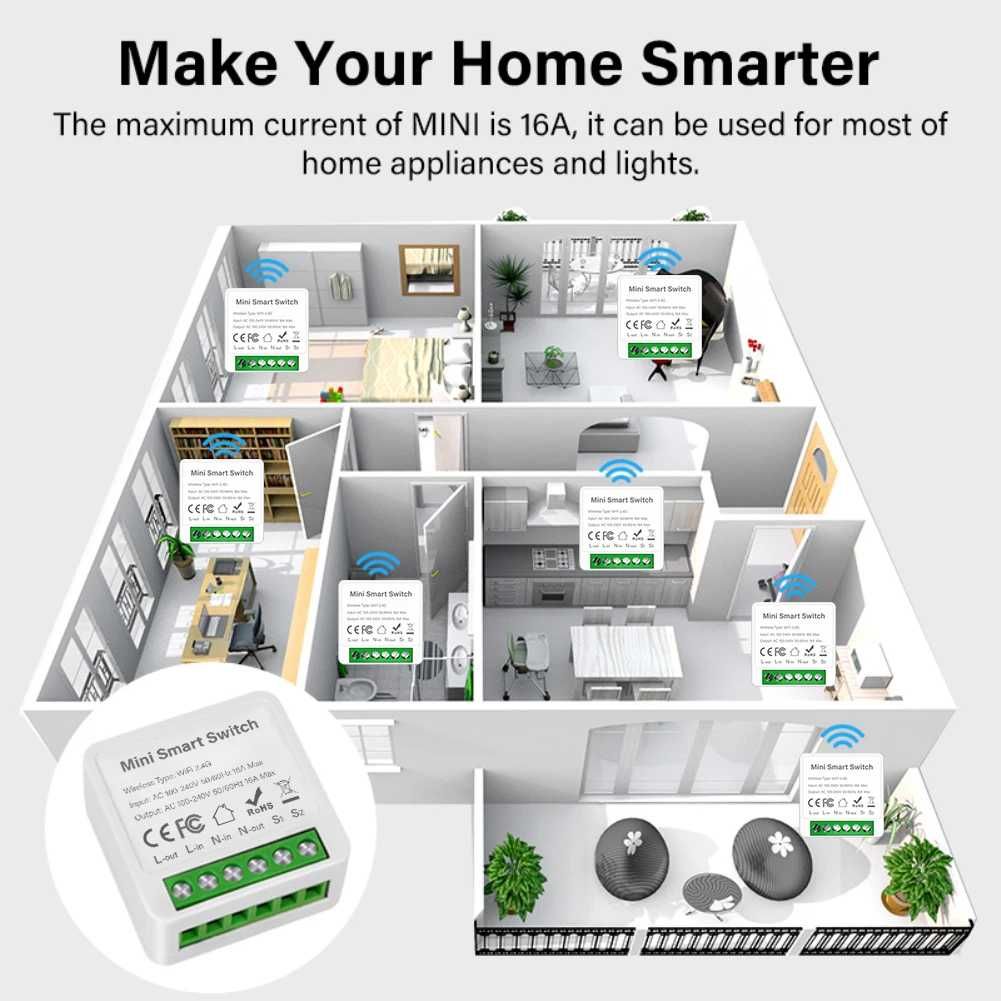 Wi-Fi Smart превключвател eWeLink. Българско упътване