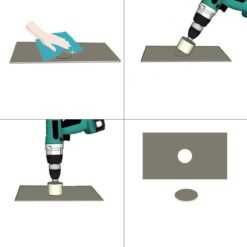 Carote profesionale diamantate de la 6mm - 60mm pentru placi ceramice