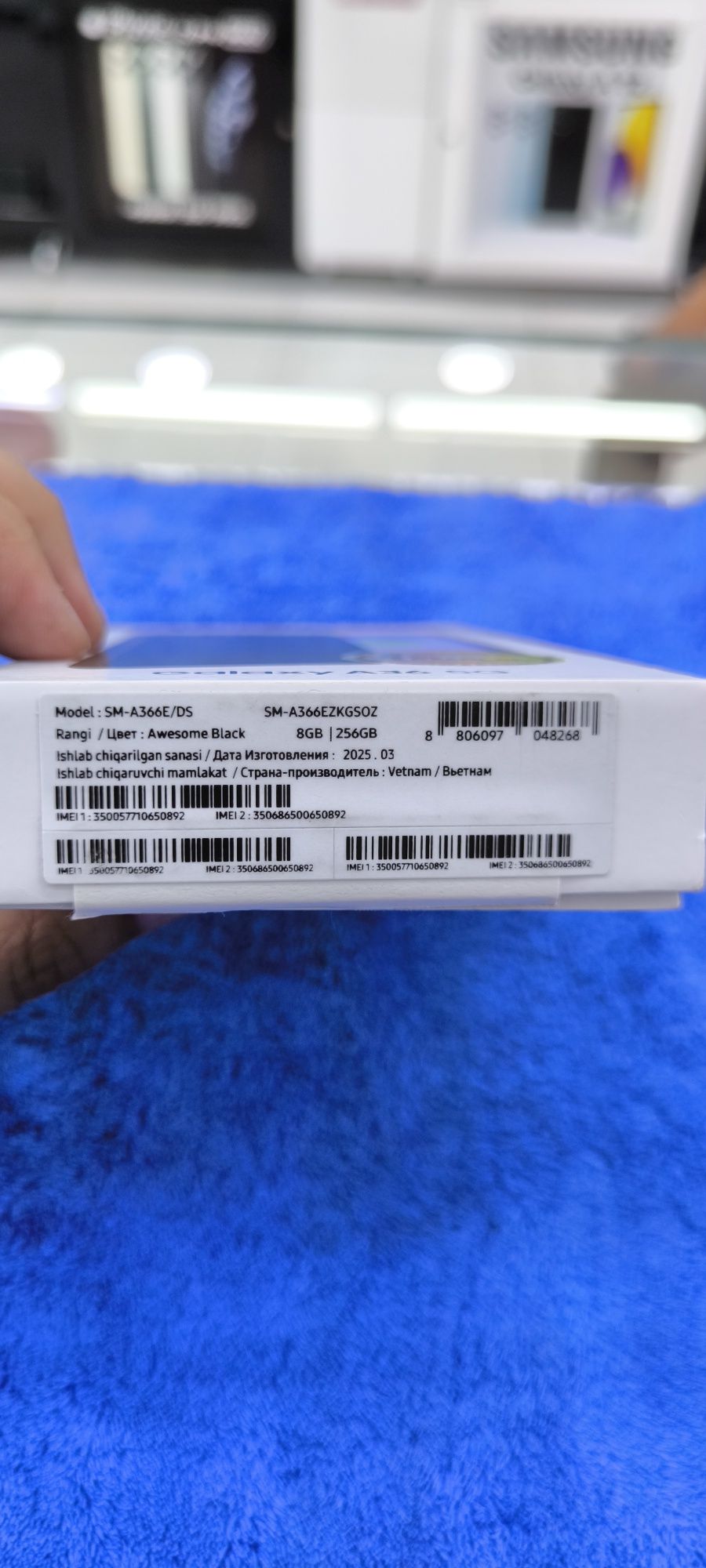 samsung A36 8/256 qora