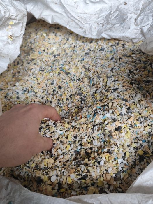 Стърготини от стериопор