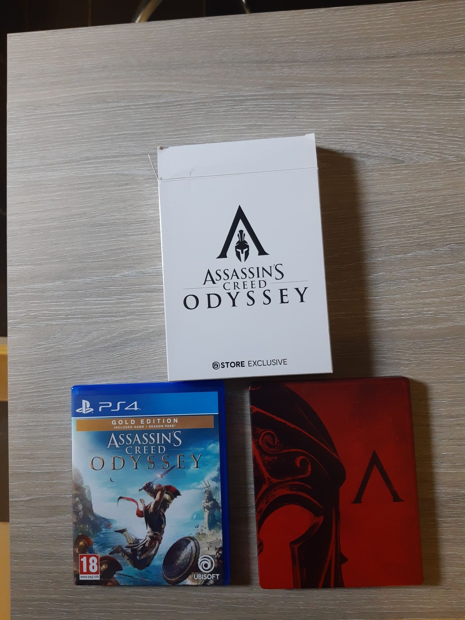 Assassin creed odyssey Spartan edition steelbook метална кутия ps4