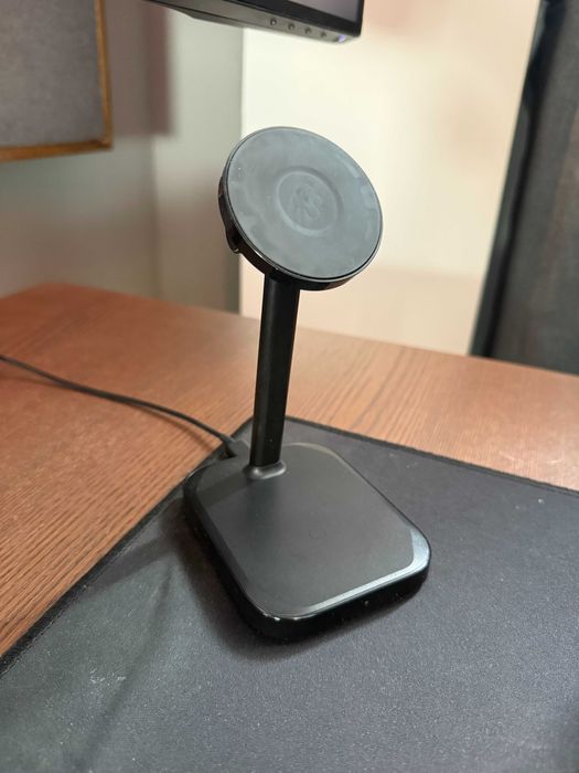 Stand incarcator MagSafe wireless metalic Spiegen pt iPhone + AirPods