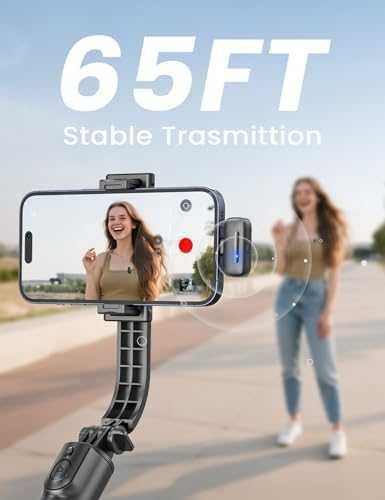 Нов Безжичен мини микрофон USB-C с шумопотискане и кейс 30 часа работа