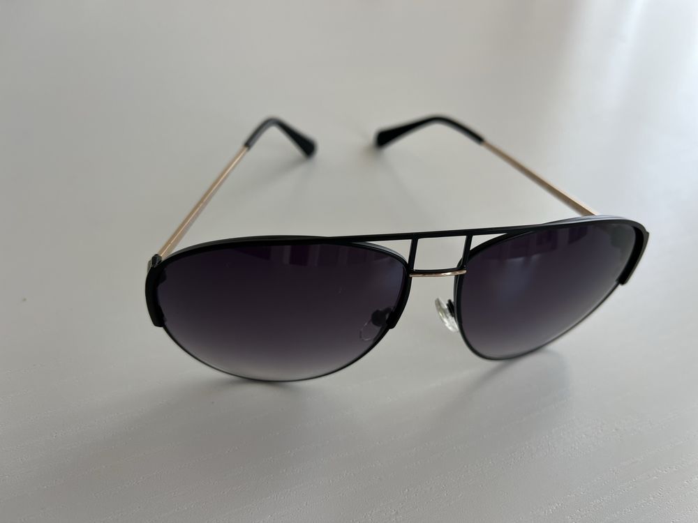 Слънчеви очила BALMAIN 2524 Matte Navy Blue Gold Aviator Metal