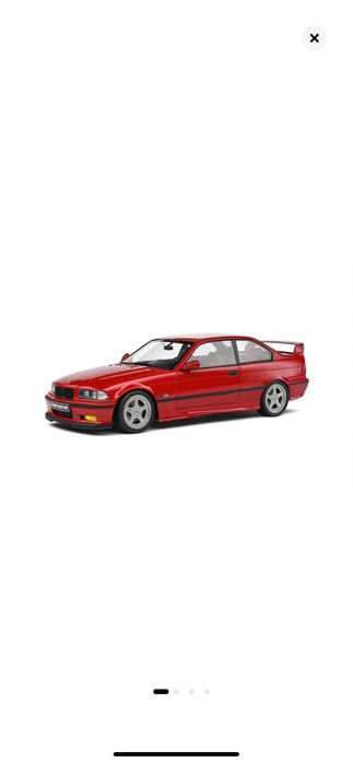Macheta auto BMW M3 E36 Streetfighter 1994, 1:18, Imola Red, Solido