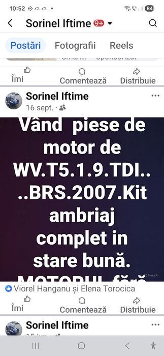 Piese de WV.T5 1.9BRS 2007