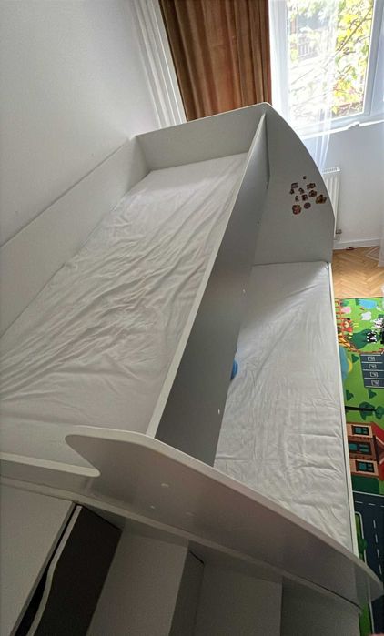 Vand Pat supraetajat, Vlad, 80x200 cm, Gri