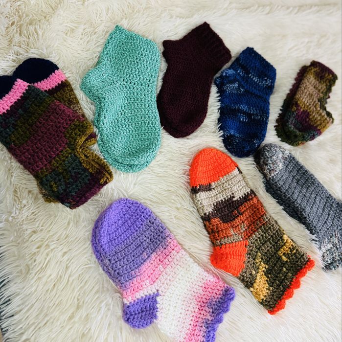 Ciorapi realizati manual