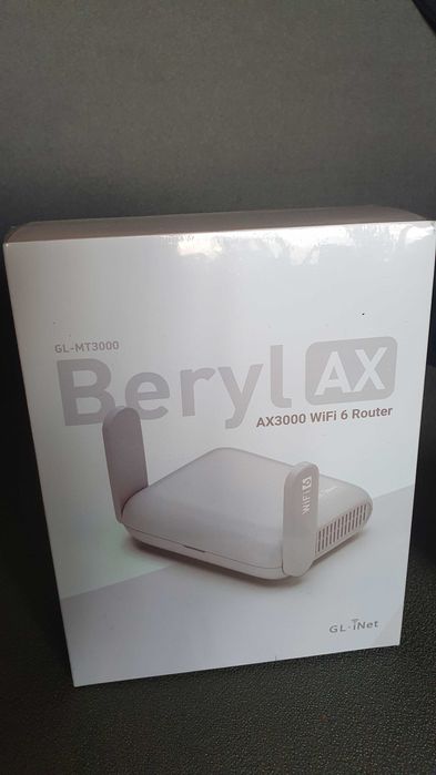 Beryl AX (GL-MT3000) AX3000 Wi-Fi 6 Travel Router / Мощен ВПН Рутер