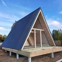 Cabana A-frame / Casa din structura de lemn la preturi accesibile