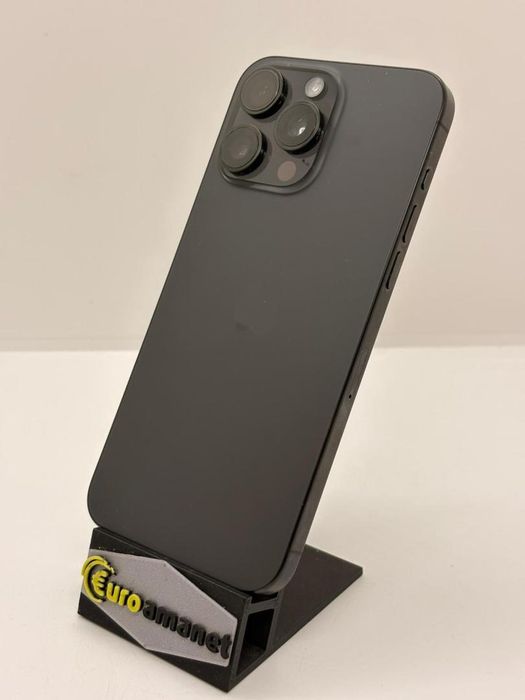 Telefon mobil Apple iPhone 15 Pro Max, 256 GB, 5G, Black Titanium -A-