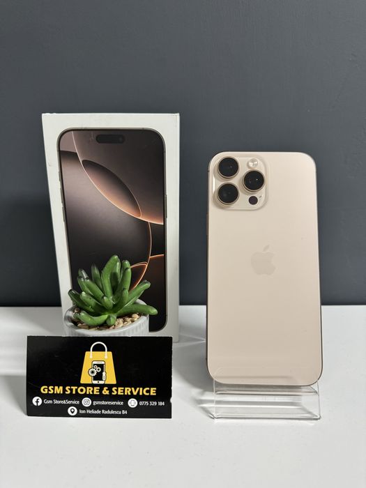 Iphone 16 Pro Max Desert Titanium 256Gb Garantie Gsm Store&Service
