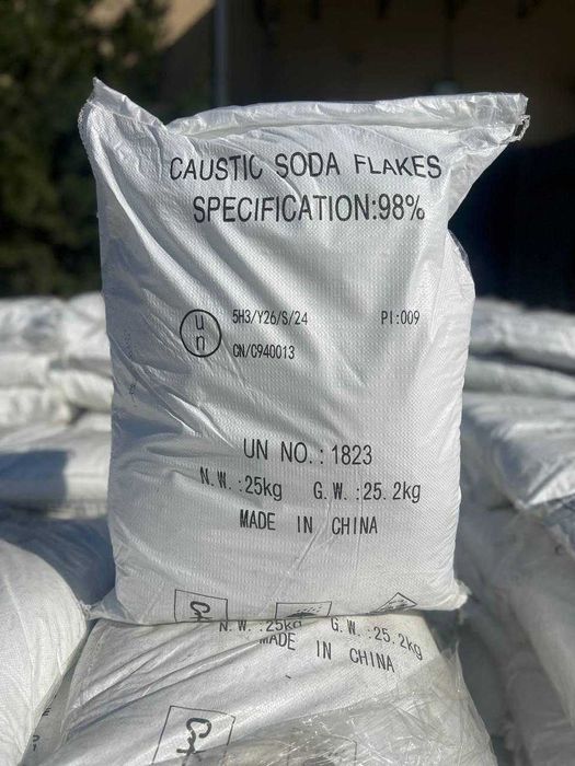 Каустическая сода Иран/Китай 98-99% Гидроксид натрия