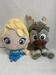 FROZEN lot 2 jucării din pluș baby Regatul de gheata 25 cm