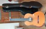 Chitara Clasica Juan Hernandez Romance - Cedru + Toc protectiv Esteve