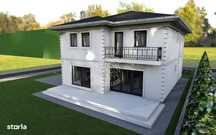 Casa Moderna 5 camere 120 mp-teren 300 mp-2 balcoane-Zona Centura