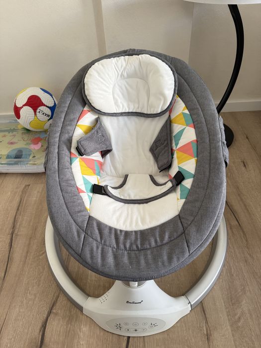 Leagăn electric EvoSmart BB06, multifuncțional bebe, 5 viteze