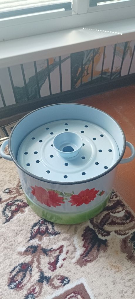 Manti qazon va elektr pechka sotiladi