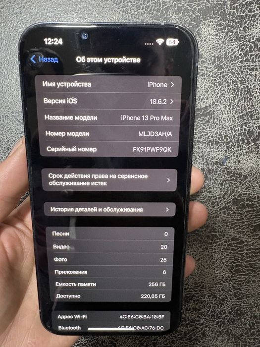 Iphone 13 pro max 256GB
