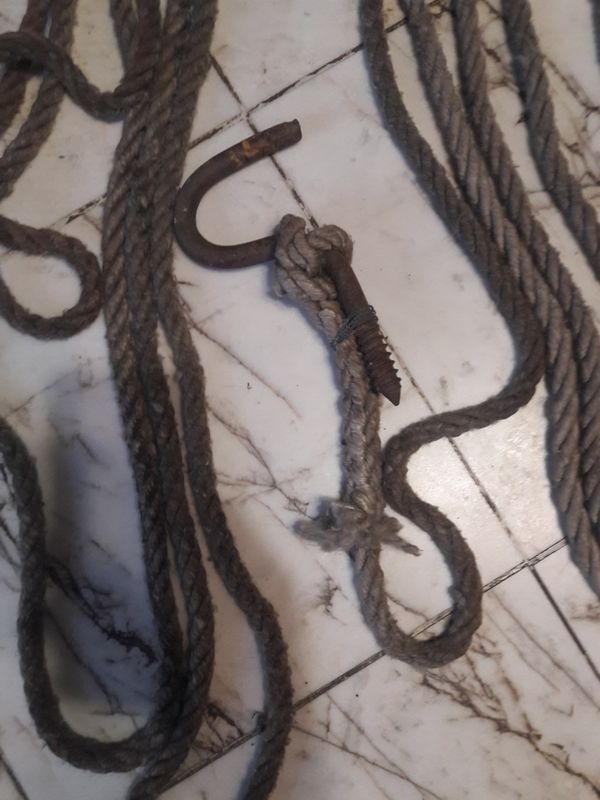 Макара метална с въже